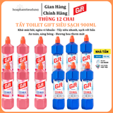  Tẩy toilet/bồn cầu Gift 900ml tiết kiệm tẩy rửa siêu sạch nhà tắm toilet bồn cầu đa năng không mùi 