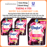  Nước Xả Làm Mềm Vải Comfort Đậm Đặc Một Lần Xả Thơm Mát gấp 10 lần túi 1.2-1.8L 