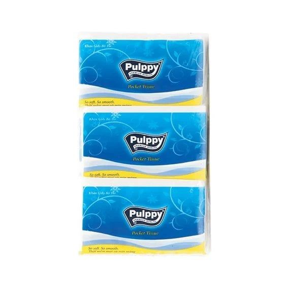  Khăn giấy Pulppy classic bỏ túi lốc 6 