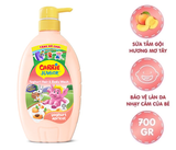  Sữa Tắm Gội cho bé Carrie Junior Yoghurt hương trái cây thiên nhiên 700g 