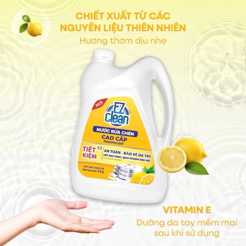  Nước rửa chén Ez Clean 4kg 