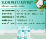  Giấy Lụa 5 Lớp Rút Đáy Elene Ultra 1600 Tờ Cao Cấp, Mềm Mịn, An Toàn 