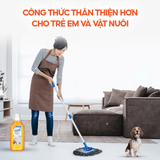  Nước Lau Sàn CleanZ Chiết Xuất Thiên Nhiên Sạch Bóng, Thơm Lâu, Lành Tính Cho Da 1L 