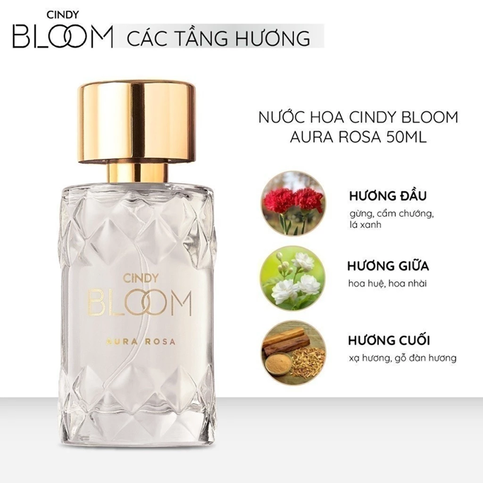  Nước Hoa Nữ CINDY BLOOM Hương Thơm Nữ Tính Ngọt Ngào, Lưu Hương Lâu Chai 30ml 