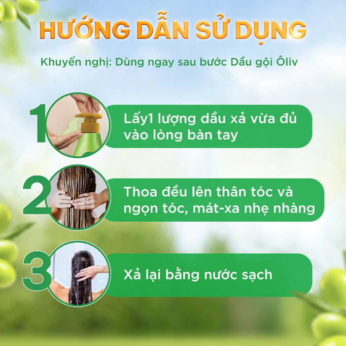 Dầu Xả ÔLIV Phục Hồi Hư Tổn/Chắc Khỏe Ngăn Gãy Rụng/Chắc Khỏe Bồng Bềnh 250ML & 650ML 