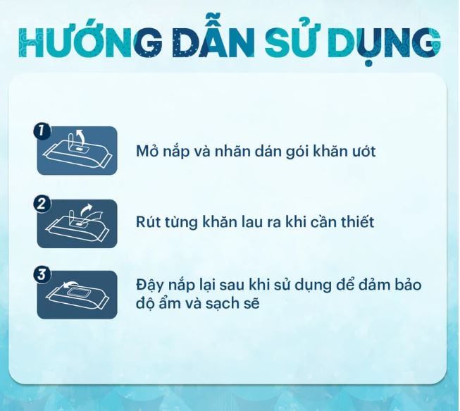  Khăn ướt lau cơ thể Nursing Wipes gói 12 hương trà xanh 