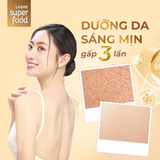  Kem Tuyết Tẩy Tế Bào Chết LASHE SUPERFOOD Dưỡng Sáng Da Hương Quả Mọng / Hương Bánh Nướng 220G 