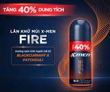  [TĂNG 40% DUNG TÍCH] Lăn khử mùi XMen 70ml/chai Amazon/Vegas/Wood/Fire - Hương Thơm Nam Tính, Khô Thoáng Dài Lâu 