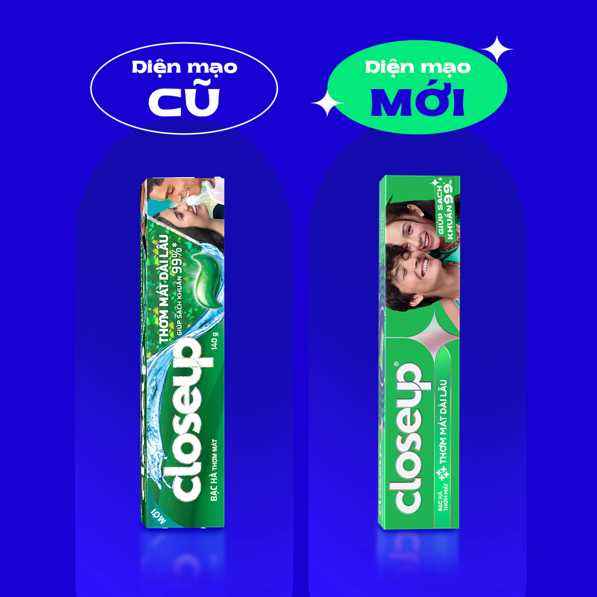  Kem Đánh Răng Closeup Cho Hơi Thở Thơm Mát Bất Tận 230g/Tuýp 