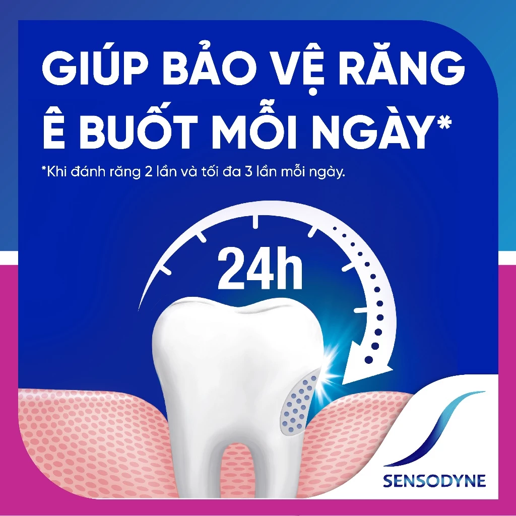  Kem đánh răng SENSODYNE Gum Care 100g giúp giảm ê buốt và bảo vệ nướu chắc khỏe 