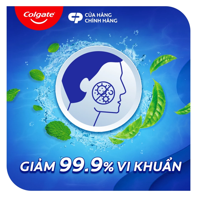  Nước súc miệng Colgate Maxfresh the mát dài lâu gấp 10X - diệt 99,9% vi khuẩn - 750ML 