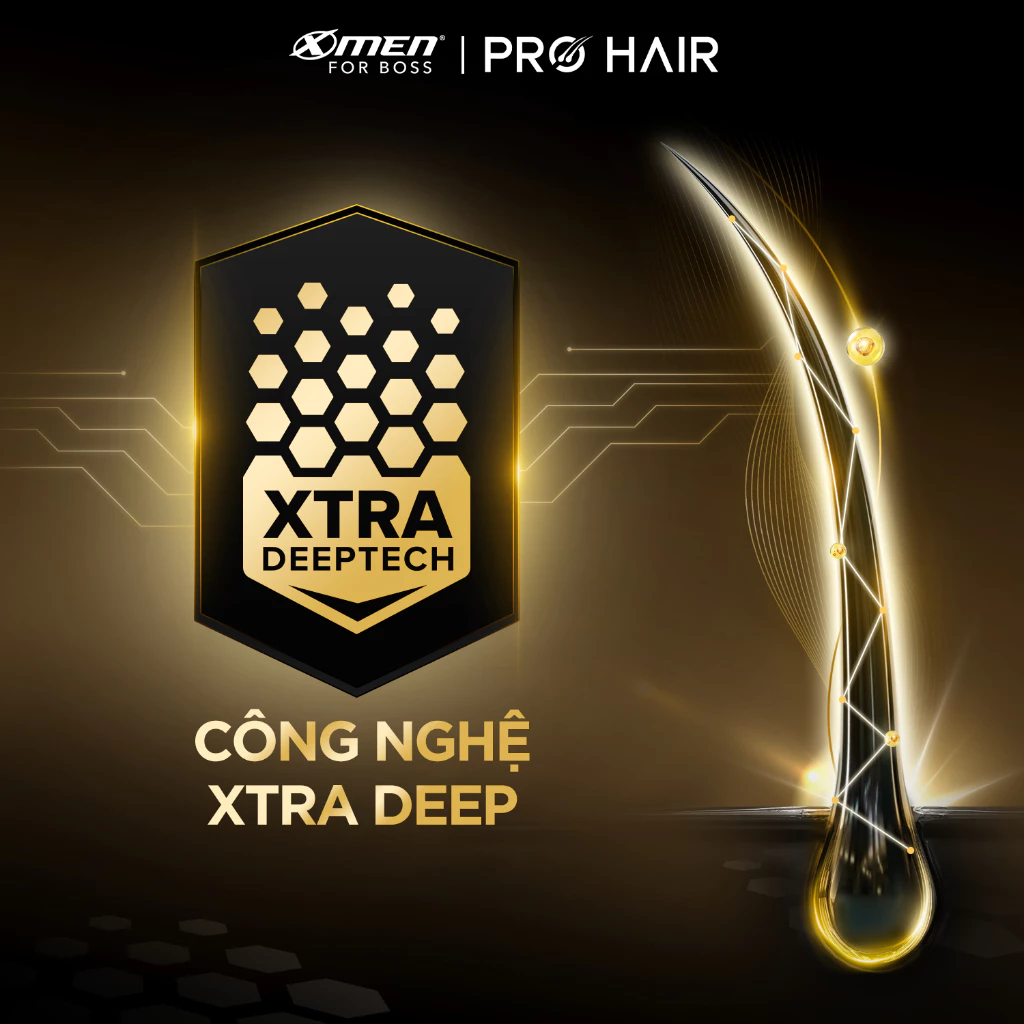  Dầu gội Thảo Dược X-Men For Boss Pro Hair 350g Nuôi Dưỡng Da Đầu Từ Gốc, Sạch Gàu và Giảm Gãy Rụng 