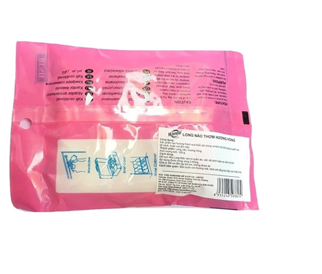  Gói long não thơm khử mùi đuổi côn trùng tủ quần áo Hando 120g 