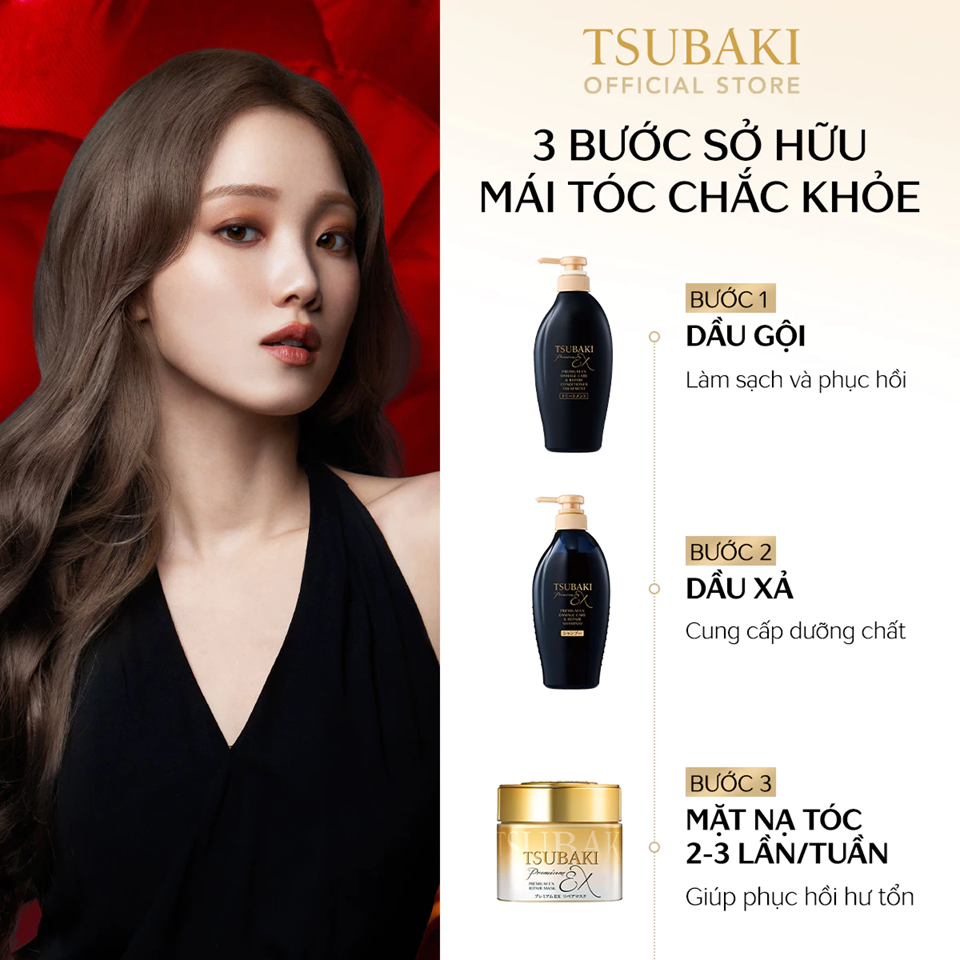  Dầu gội Phục hồi chuyên sâu Tsubaki Premium Ex Damage Care & Repair Shampoo 450ml 