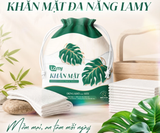 Khăn mặt khô đa năng Lamy túi rút 80 khăn không mùi mềm dai thấm hút tốt 