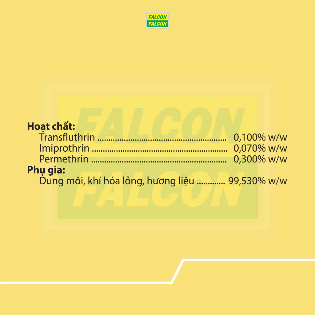  Bình xịt côn trùng FALCON không mùi 300-600ml 