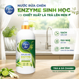  Nước Rửa Chén Enzyme Sinh Học Pure Air Chiết Xuất Lá Trà Lên Men 750g-2.3kg - Hỗ Trợ Làm Sạch Dầu Mỡ Khử Mùi Tanh Dịu Nhẹ Da Tay 