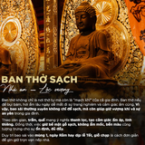  Khăn ướt lau ban thờ Bách Phúc 20 chiếc/hộp, bao sái ban thờ, nguồn gốc thực vật, hương trầm, quế 