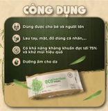  Khăn ướt vải sợi tre kháng khuẩn EcoBamboo gói 80 tờ không mùi 