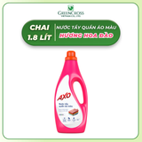  Nước Tẩy Quần Áo Màu AXO 1800ml – Tẩy Sạch Vết Bẩn Cứng Đầu, Giữ Màu Vải Bền Đẹp 