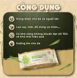  Khăn ướt vải sợi tre kháng khuẩn EcoBamboo EcoWipes gói 20 tờ không mùi 