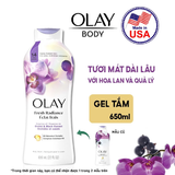  Sữa tắm OLAY dưỡng da 650ml nhiều mùi hương, cải thiện da sáng khỏe sau 14 ngày - Mỹ 