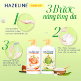  Sữa tắm Hazeline Tone Up Sữa Chua 670g 