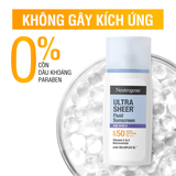  Kem chống nắng Neutrogena® Ultra Sheer Fluid Sunscreen Age Shield SPF 50 Broad Spectrum PA+++ 40ml 