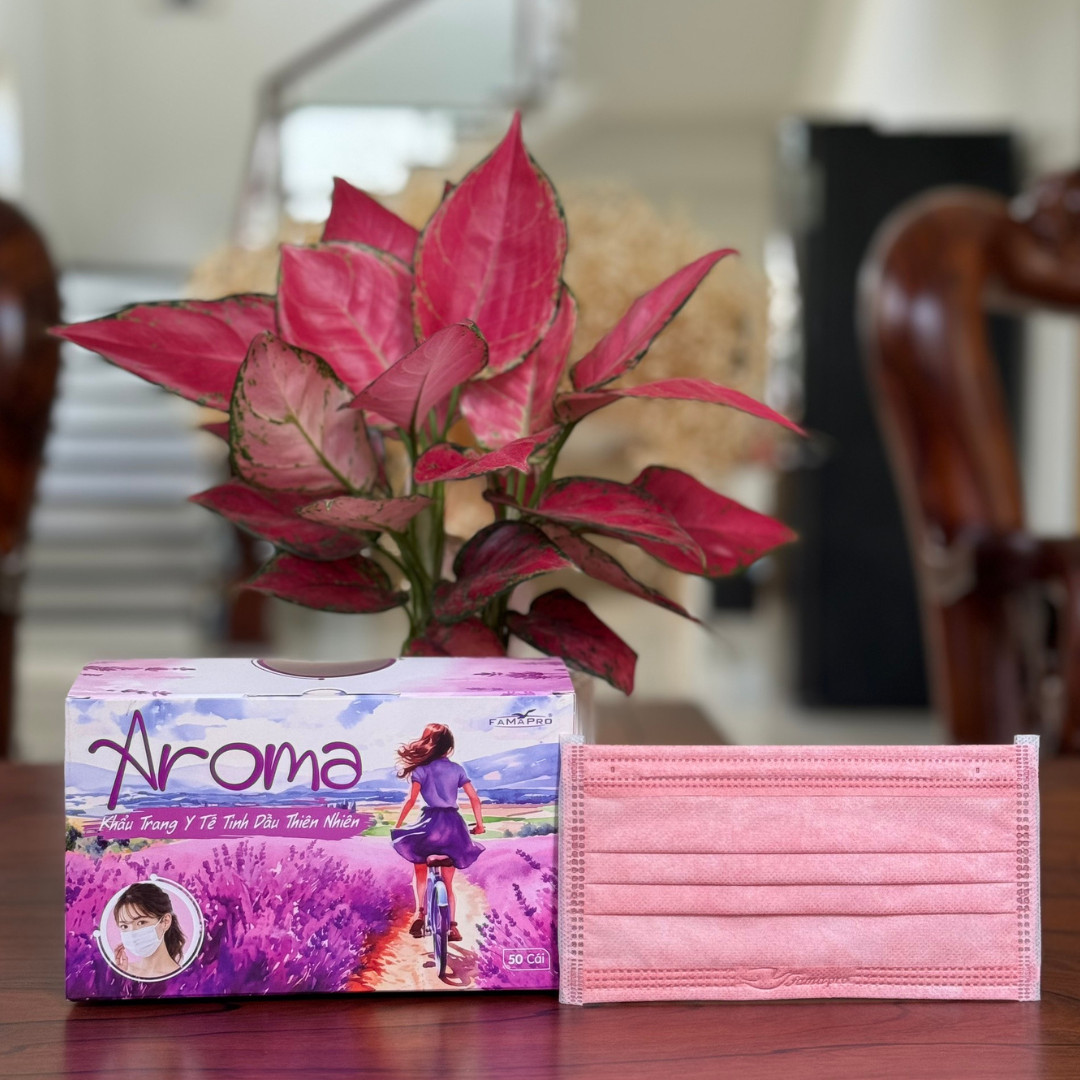  Khẩu trang tinh dầu Aroma  Famapro 50 cái / hộp 