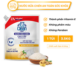  Túi Nước Rửa Chén EZ Clean 3,5kg, sạch nhanh dầu mỡ, không phẩm màu, dịu da tay, bổ sung vitamin E 