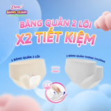  Băng Quần 2 lõi Diana Double Fresh size M-L/L-XL 6 miếng/gói 