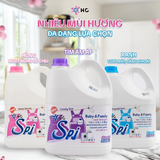  Nước Giặt Xả HC SPJ BABY 8 in 1 Dành Cho Trẻ Nhỏ - Dịu Nhẹ, Thơm Ngọt, An Toàn Cho Làn Da Bé Yêu 