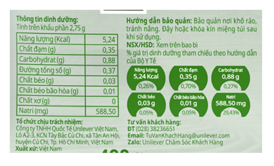  Hạt nêm Knorr Thịt Thăn, Xương Ống & Tủy 400g - Tặng Knorr Thịt thăn xương ống 65g 