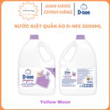  Nước giặt quần áo D-nee 3L (Chính hãng có tem Đại Thịnh) 