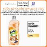  Nước rửa chén Sunlight chai 750g 