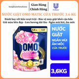  Nước giặt OMO Matic Cửa trước 3.6 Kg giữ màu, ngăn ẩm mốc, hương oải hương thư thái 