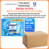  Nước Xả Làm Mềm Vải Comfort Đậm Đặc Một Lần Xả Thơm Mát gấp 10 lần túi 20ml 