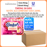  Nước Xả Làm Mềm Vải Comfort Đậm Đặc Một Lần Xả Thơm Mát gấp 10 lần túi 20ml 