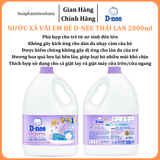  Nước xả quần áo D-nee 2.8L (Chính hãng có tem Đại Thịnh) 