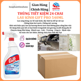 Lau kính Gift Pro 540ml chống sương mờ, hơi nước, vệt sọc hiệu quả 