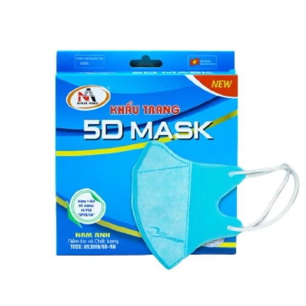  Khẩu trang  3 lớp Famapro 5D Mask hộp 10 chiếc 
