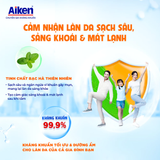  Sữa tắm sạch khuẩn Aiken thảo mộc Dưỡng ẩm mềm mịn, Ngừa mụn sáng da 845g 