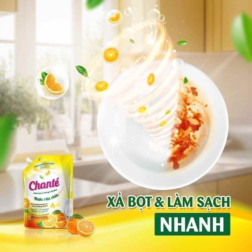  Nước rửa chén Chanté túi 3.2kg 