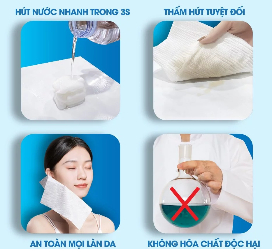  Khăn Nén MyLan Cao Cấp Tiện Lợi Đi Du Lịch Nhà Hàng Khách Sạn Dùng 1 Lần Size 24x30cm 22 Cái 