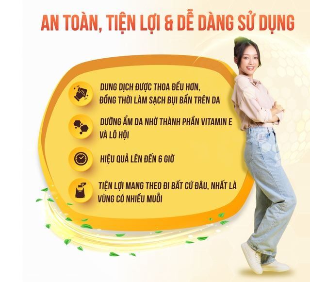  Khăn giấy ướt chống muỗi Ecowipes – Mosquito Repellent Wipes 10 tờ/gói 