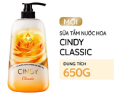  Sữa Tắm Nước Hoa CINDY Dưỡng Da Mềm Mại 650g 