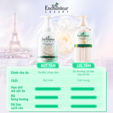  Gel/Bọt Tắm Cao Cấp Enchanteur Luxury Dưỡng Da Sáng Mịn Chứa Chiết Xuất Hoa Trà/ Hoa Mẫu Đơn + 4D Hyaluronic Acid 400-450ml 
