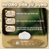  Khăn ướt vải sợi tre kháng khuẩn EcoBamboo EcoWipes gói 20 tờ không mùi 
