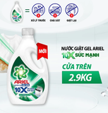  Chai Nước Giặt Gel ARIEL 10X Sức Mạnh Giặt Sạch Hương Downy Nắng Sớm Chuyên Gia Cửa Trước 2.7KG/Cửa Trên 2.9KG 
