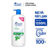  Dầu Gội Sạch Gàu HEAD & SHOULDERS Bạc Hà/ Giảm Ngứa Da Đầu/ Hương Chanh - Chai 1200 ML 
